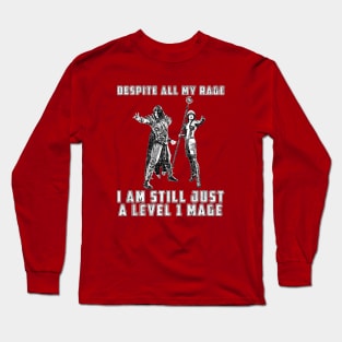 Despite All My Rage - LitRPG Long Sleeve T-Shirt